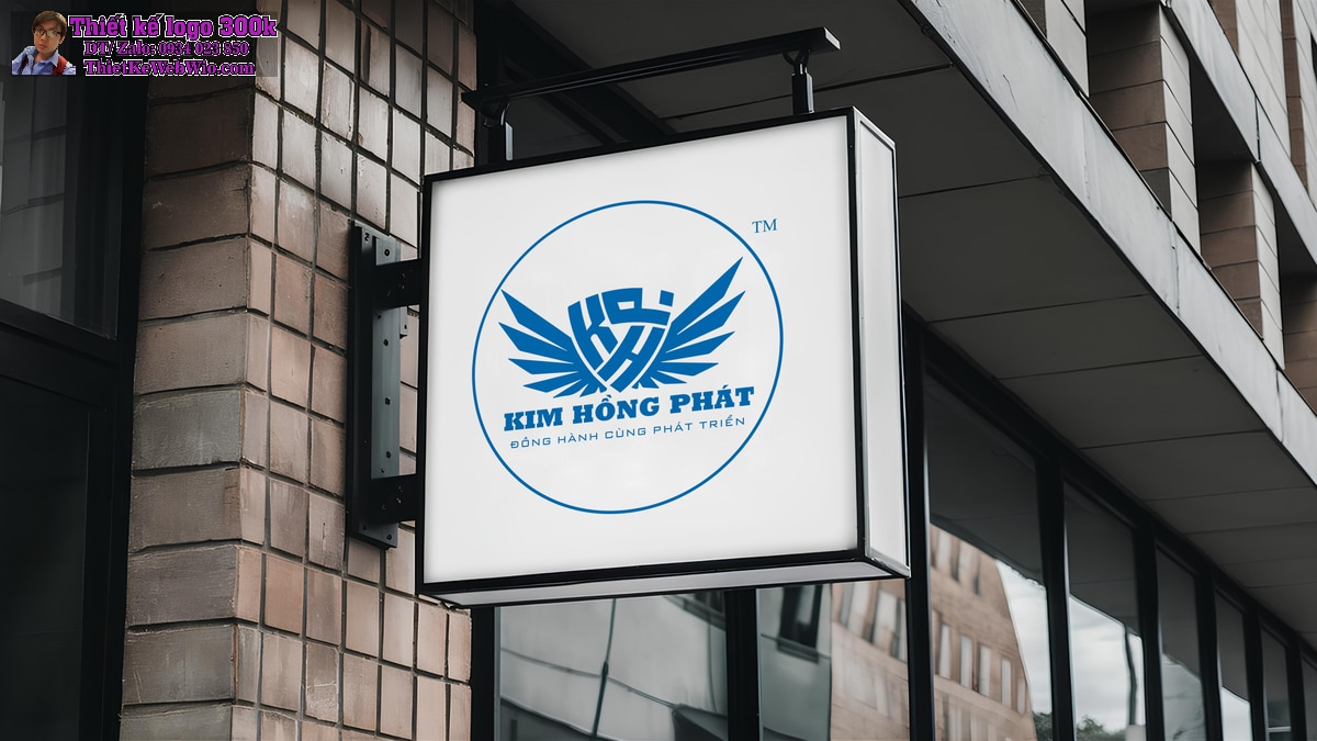 Thiết kế logo sắt thép Kim Hồng Phát (KHP) Thiết kế logo sắt thép Kim Hồng Phát (KHP)