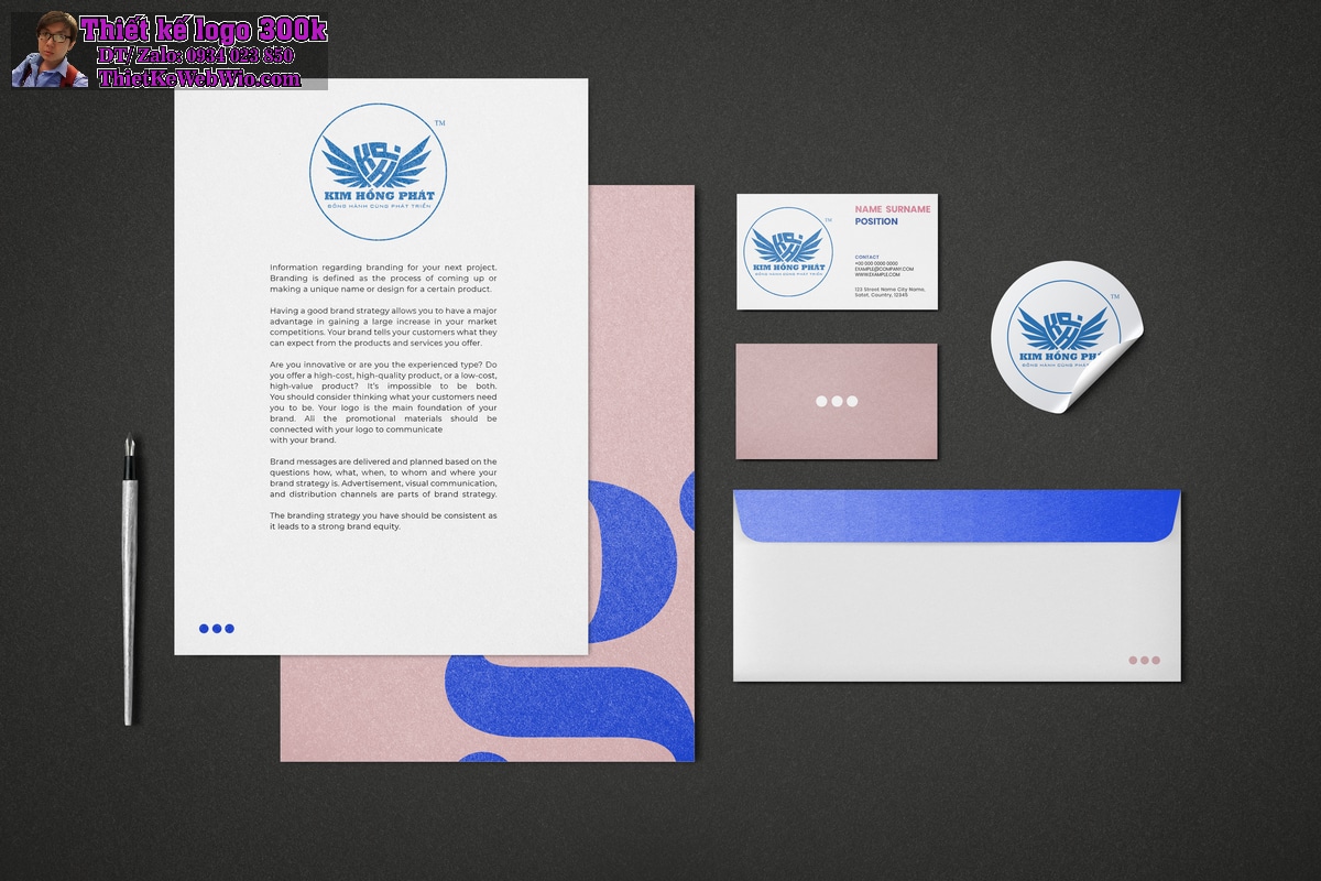 Thiết kế logo sắt thép Kim Hồng Phát (KHP) Thiết kế logo sắt thép Kim Hồng Phát (KHP)