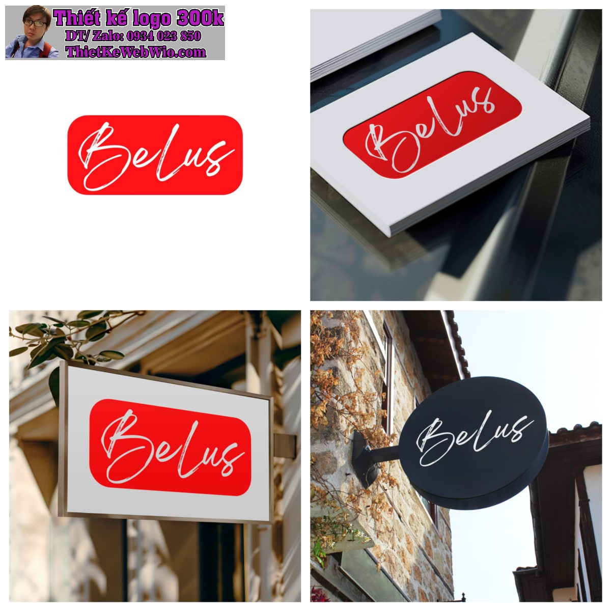 Thiết kế logo thời trang Be Lus Thiết kế logo thời trang Be Lus