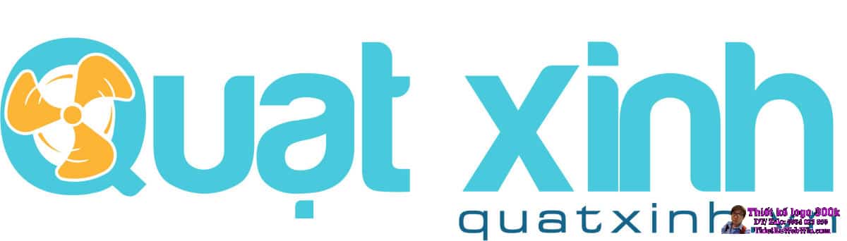 Thiết kế logo thời trang Quạt Xinh Thiết kế logo thời trang Quạt Xinh