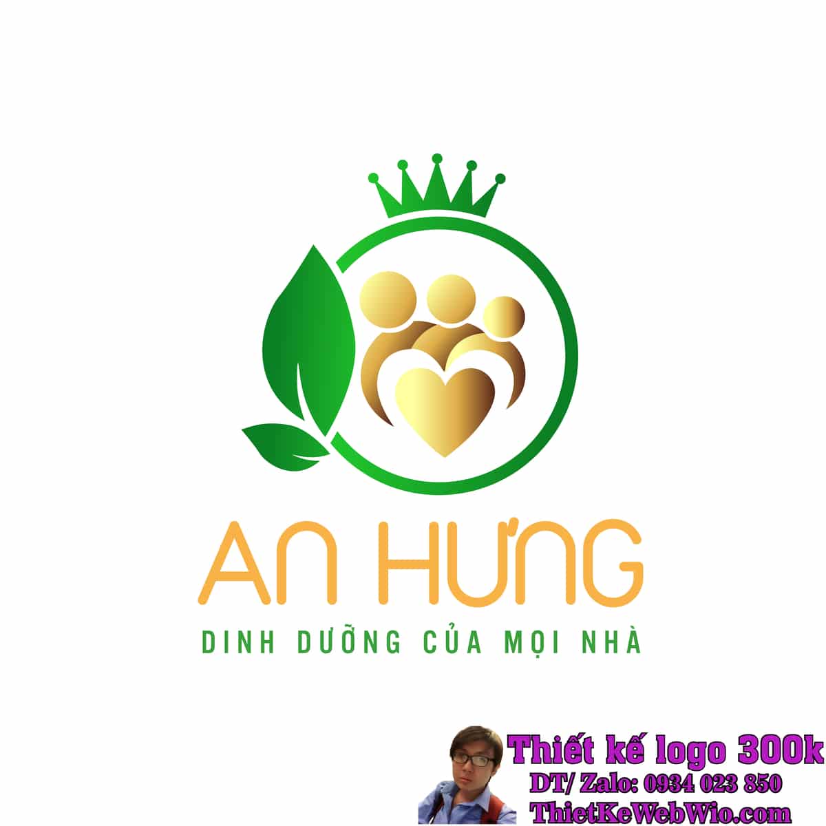 Thiết kế logo thực phẩm chức năng An Hưng Thiết kế logo thực phẩm chức năng An Hưng