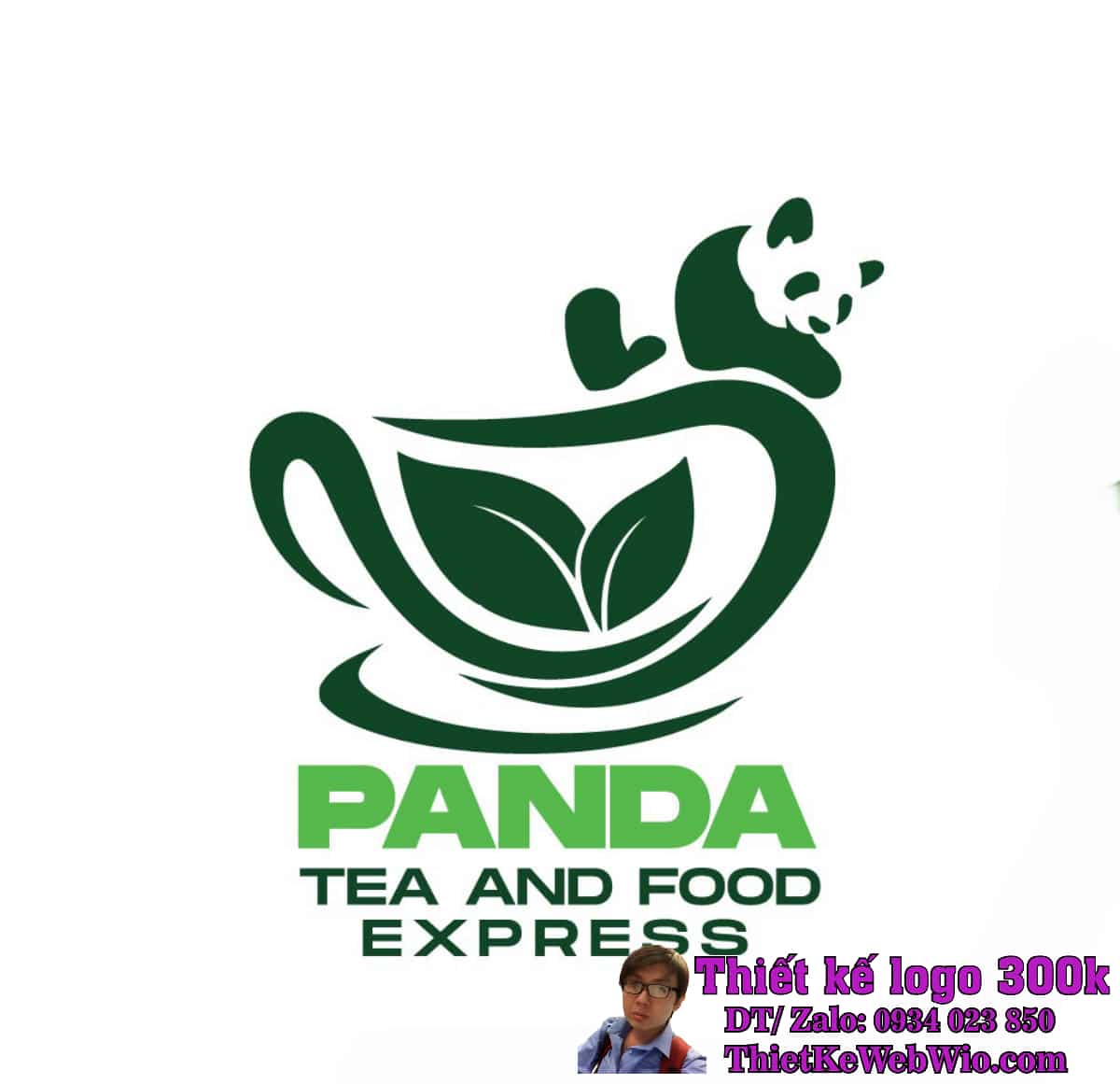 Thiết kế logo vận tải PANDA TEA AND FOOD EXPRESS Thiết kế logo vận tải PANDA TEA AND FOOD EXPRESS