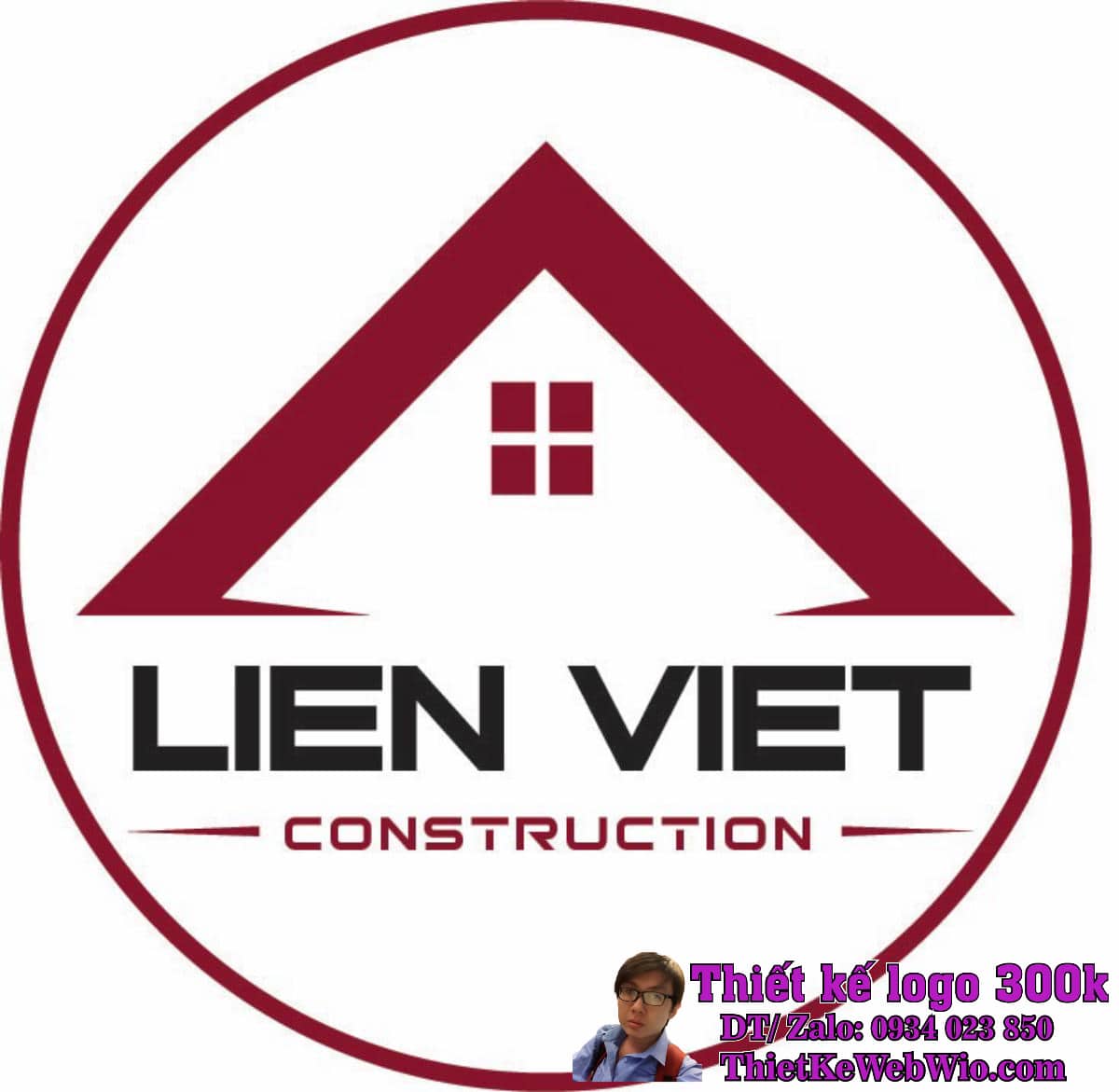 Thiết kế logo xây dựng LIEN VIET Thiết kế logo xây dựng LIEN VIET