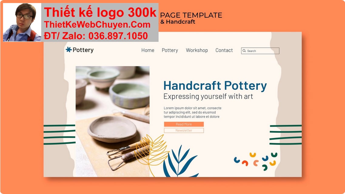 Thiết kế web Bán đồ gốm sứ chuyên nghiệp Thiết kế web Bán đồ gốm sứ chuyên nghiệp