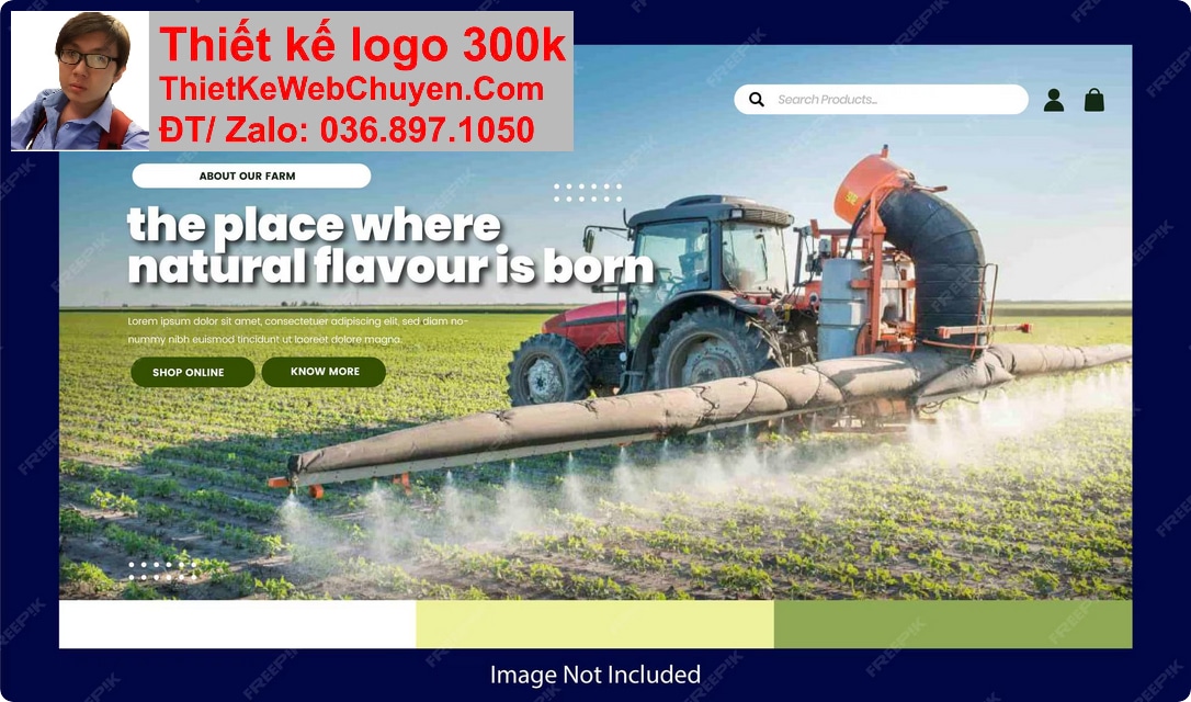 Thiết kế web Bán máy móc nông nghiệp chuyên nghiệp Thiết kế web Bán máy móc nông nghiệp chuyên nghiệp