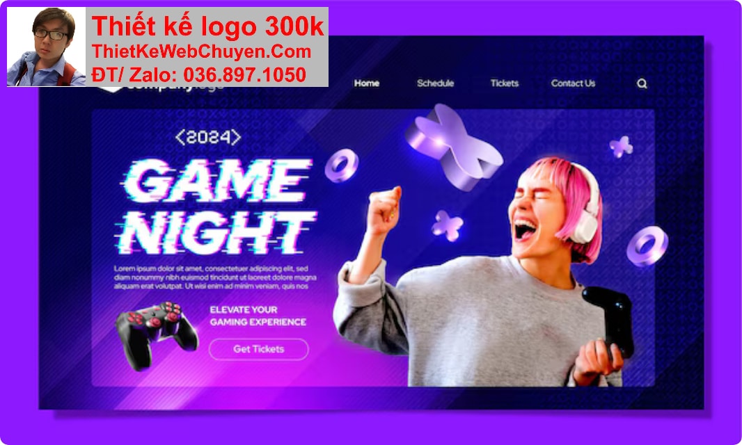 Thiết kế web Bán phụ kiện game thủ chuyên nghiệp Thiết kế web Bán phụ kiện game thủ chuyên nghiệp