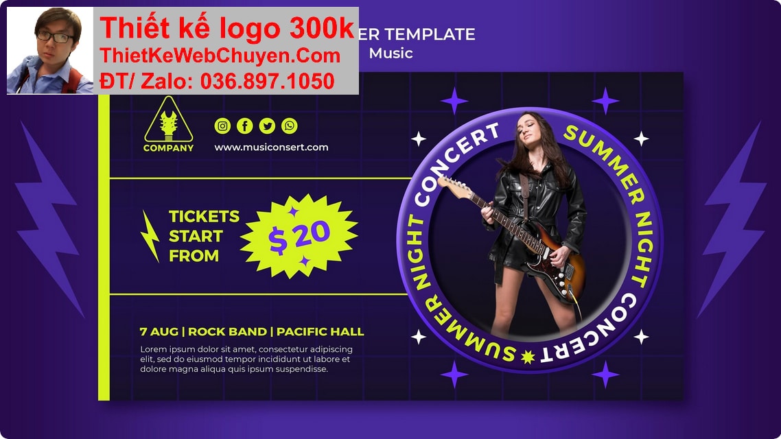 Thiết kế web Bán vé sự kiện concert chuyên nghiệp Thiết kế web Bán vé sự kiện concert chuyên nghiệp