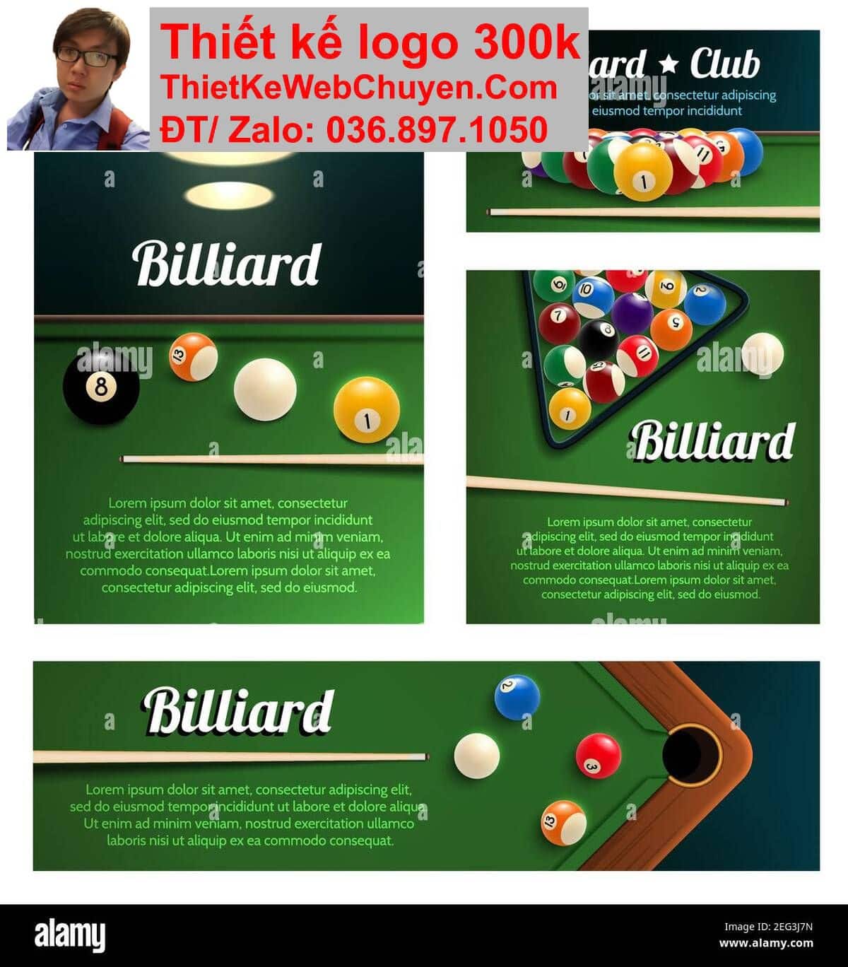 Thiết kế web CLB quán bida billiard chuyên nghiệp Thiết kế web CLB quán bida billiard chuyên nghiệp