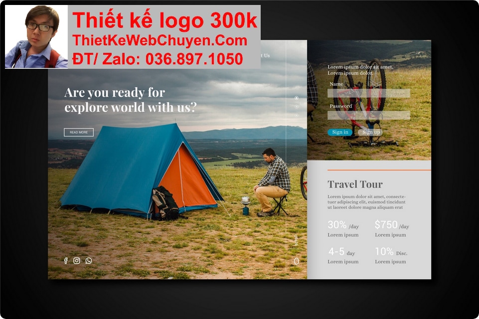 Thiết kế web Cửa hàng bán đồ camping dã ngoại chuyên nghiệp Thiết kế web Cửa hàng bán đồ camping dã ngoại chuyên nghiệp