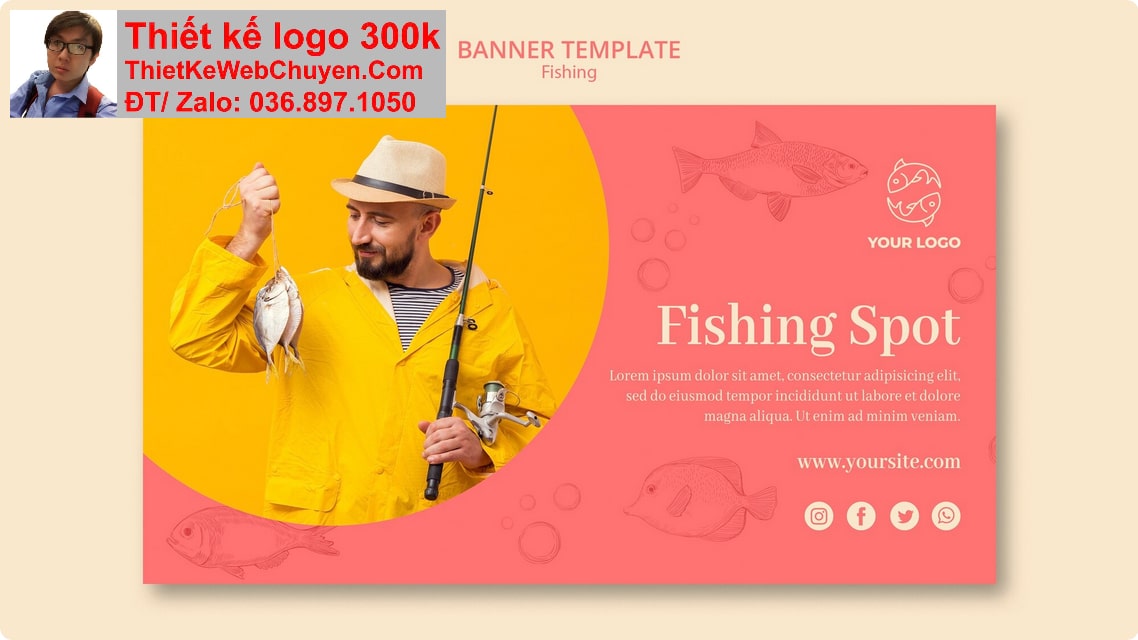 Thiết kế web Cửa hàng bán đồ câu cá chuyên nghiệp Thiết kế web Cửa hàng bán đồ câu cá chuyên nghiệp