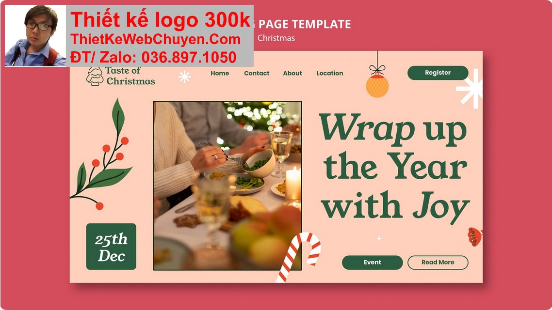 Thiết kế web Dịch vụ trang trí Noel Tết chuyên nghiệp Thiết kế web Dịch vụ trang trí Noel Tết chuyên nghiệp
