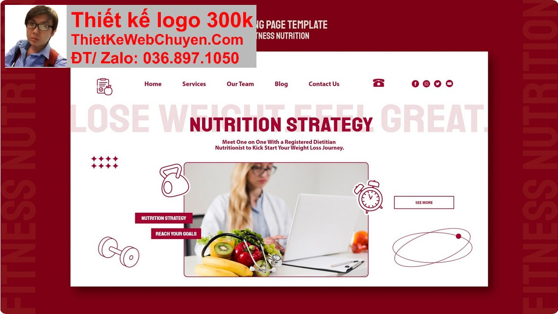 Thiết kế web Dịch vụ tư vấn dinh dưỡng chuyên nghiệp Thiết kế web Dịch vụ tư vấn dinh dưỡng chuyên nghiệp