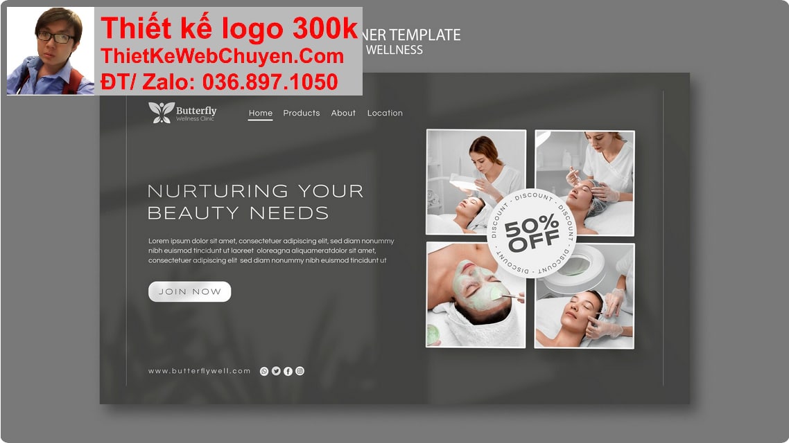 Thiết kế web Spa chuyên nghiệp