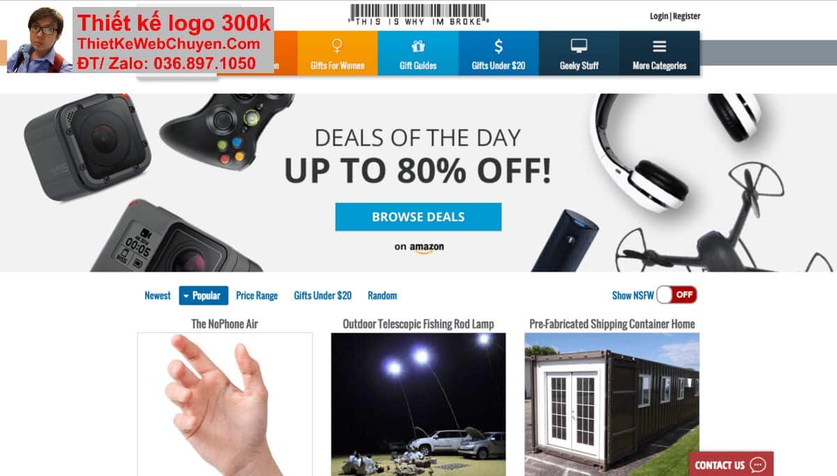 Thiết kế web affiliate chuyên nghiệp Thiết kế web affiliate chuyên nghiệp