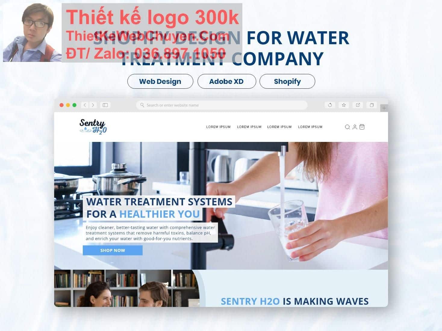 Thiết kế web bán Máy lọc nước chuyên nghiệp Thiết kế web bán Máy lọc nước chuyên nghiệp
