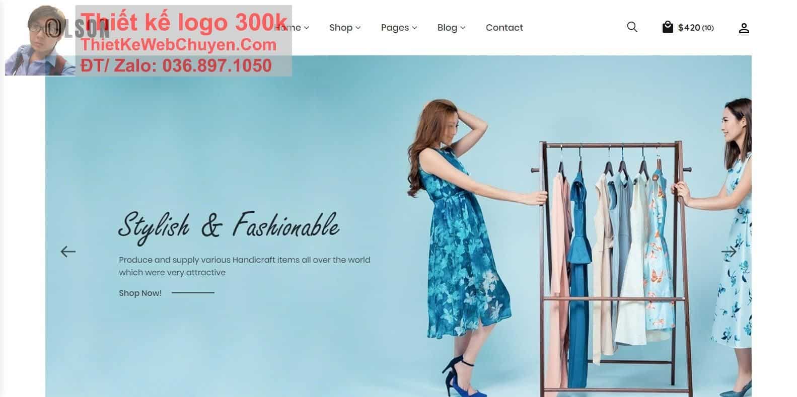 Thiết kế web bán Váy đầm đồ ngủ chuyên nghiệp Thiết kế web bán Váy đầm đồ ngủ chuyên nghiệp