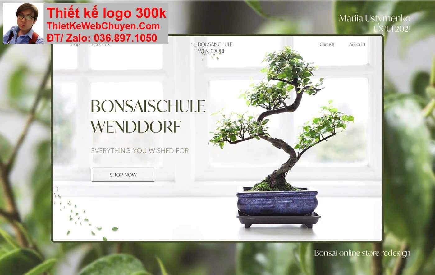 Thiết kế web bán cây xanh cảnh bon sai chuyên nghiệp Thiết kế web bán cây xanh cảnh bon sai chuyên nghiệp