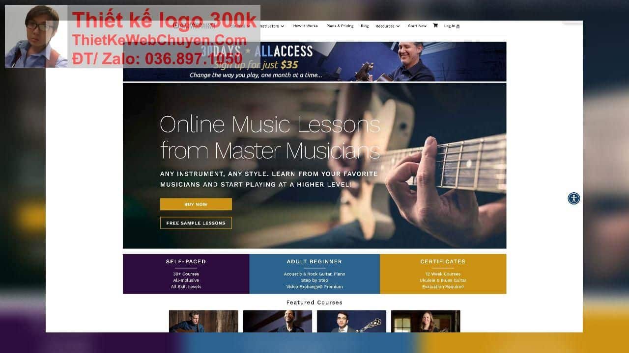 Thiết kế web bán đàn guitar Piano chuyên nghiệp Thiết kế web bán đàn guitar Piano chuyên nghiệp
