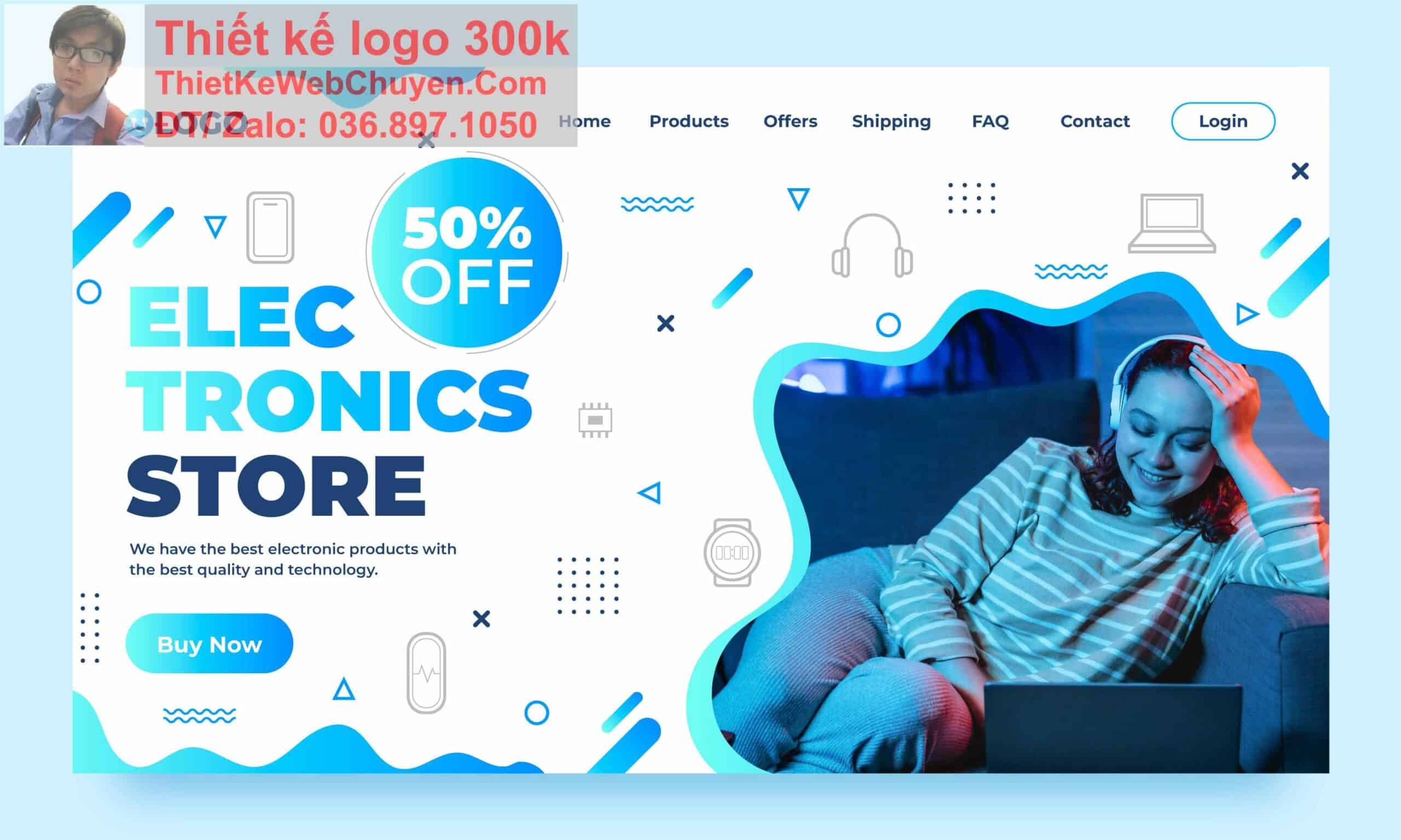 Thiết kế web bán đồ điện tử chuyên nghiệp Thiết kế web bán đồ điện tử chuyên nghiệp