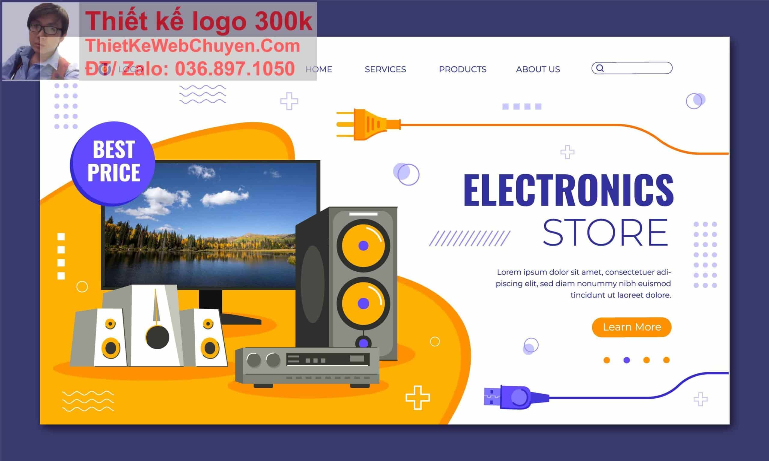 Thiết kế web bán đồ điện tử chuyên nghiệp Thiết kế web bán đồ điện tử chuyên nghiệp