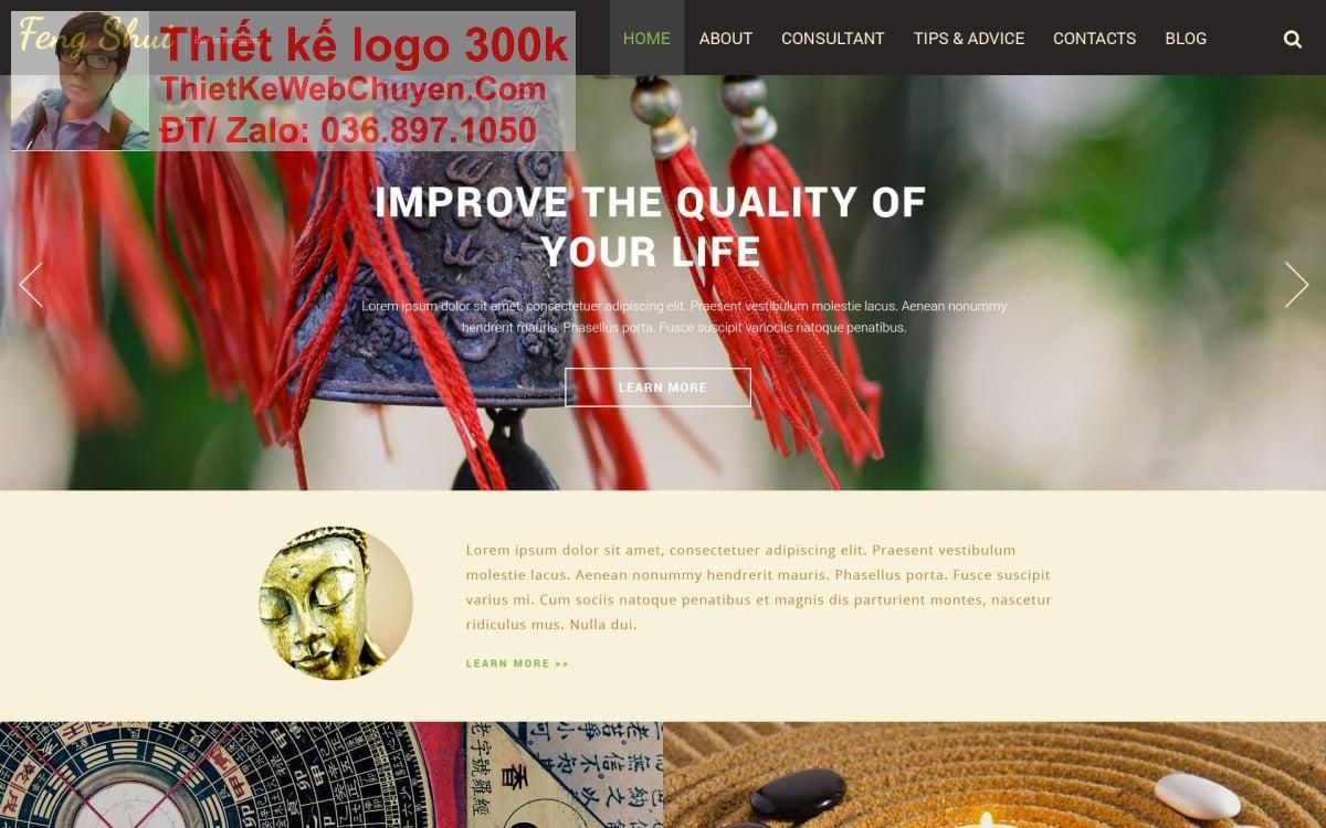 Thiết kế web bán đồ phong thủy chuyên nghiệp Thiết kế web bán đồ phong thủy chuyên nghiệp