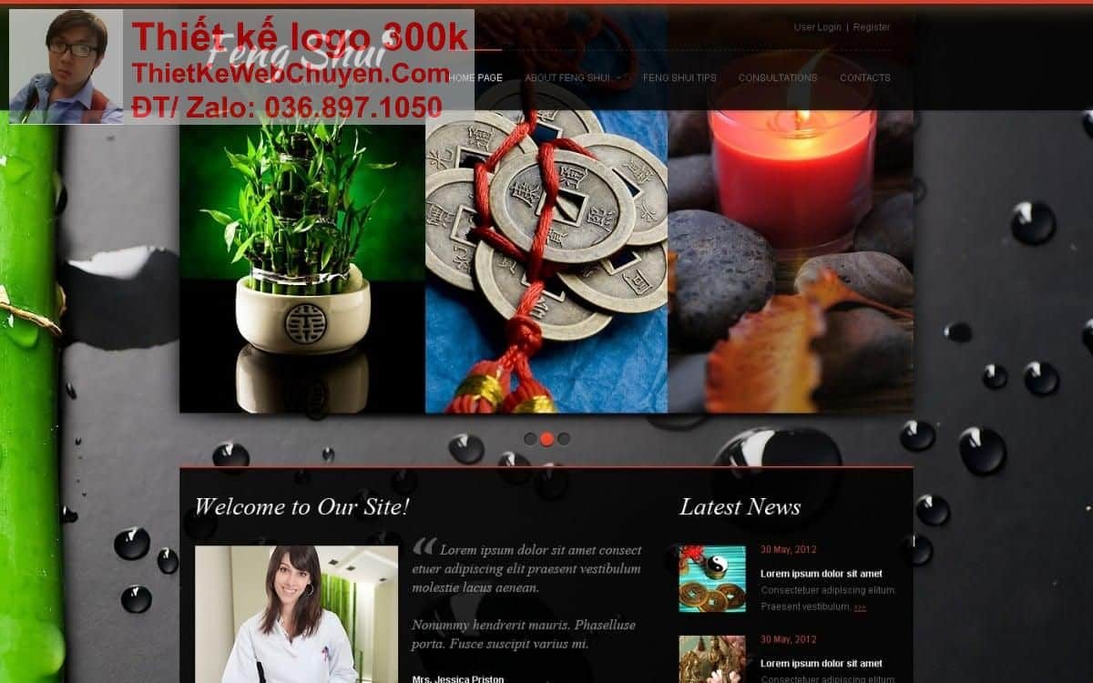 Thiết kế web bán đồ phong thủy chuyên nghiệp Thiết kế web bán đồ phong thủy chuyên nghiệp