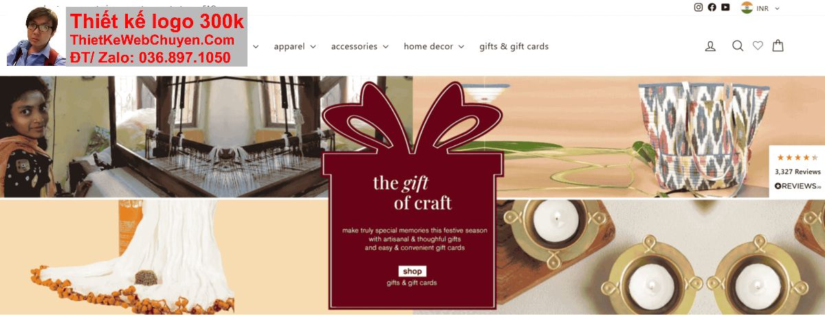 Thiết kế web bán đồ thủ công handmade chuyên Thiết kế web bán đồ thủ công handmade chuyên