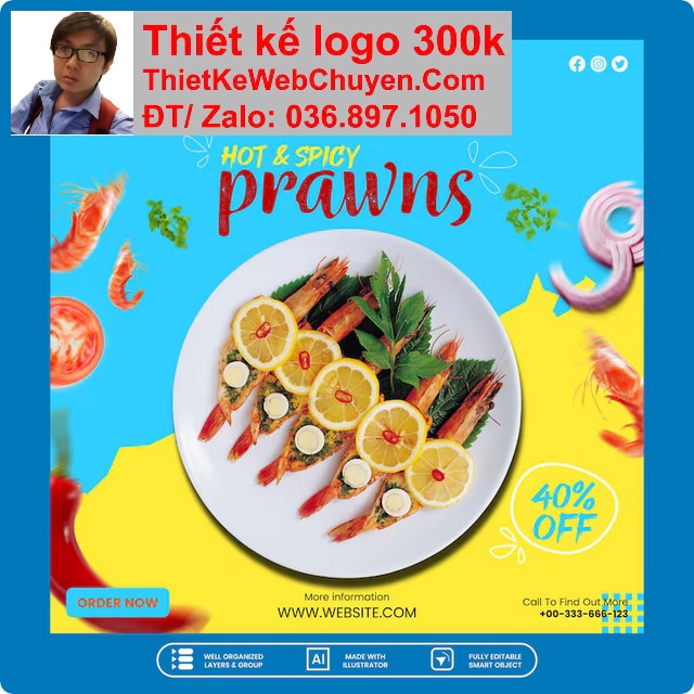 Thiết kế web bán hải sản chuyên nghiệp Thiết kế web bán hải sản chuyên nghiệp