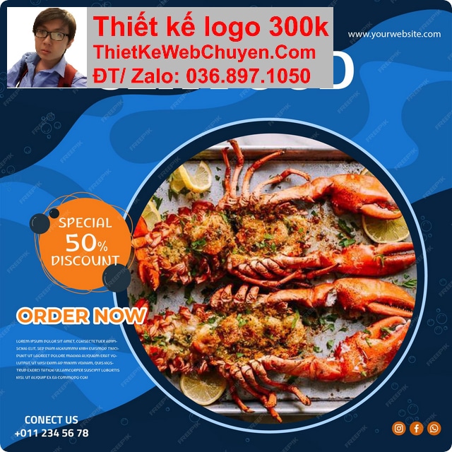 Thiết kế web bán hải sản chuyên nghiệp Thiết kế web bán hải sản chuyên nghiệp