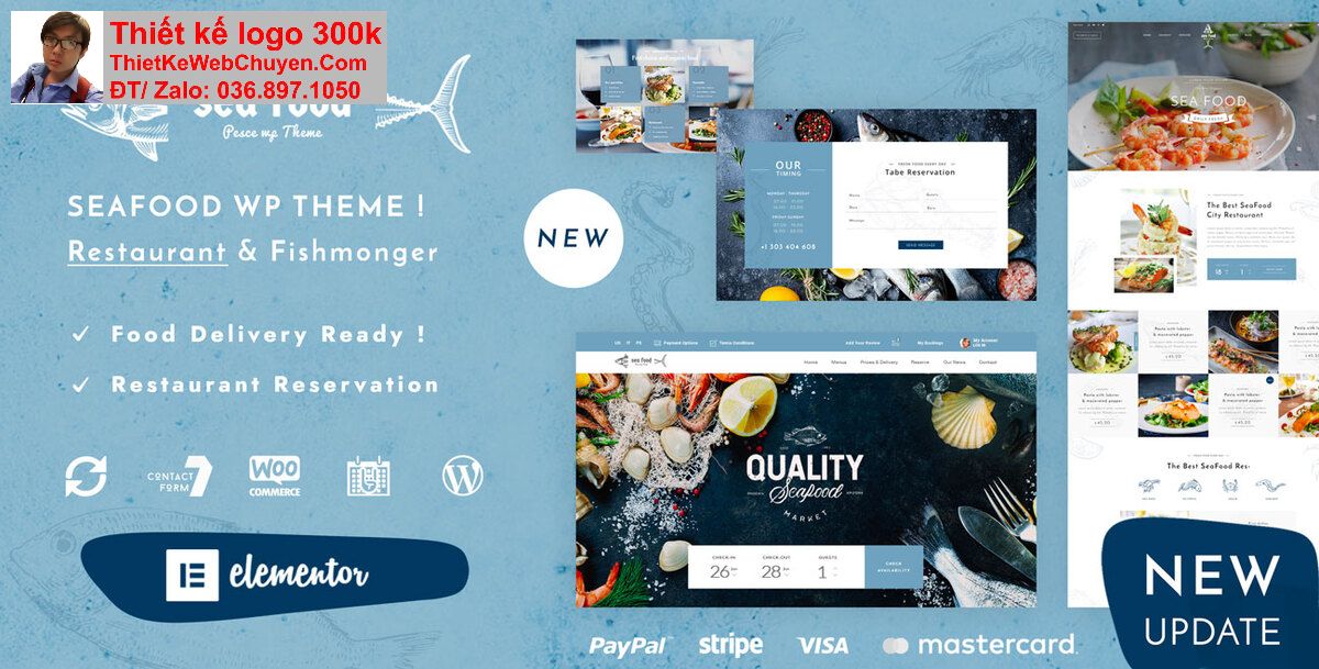Thiết kế web bán hải sản chuyên nghiệp Thiết kế web bán hải sản chuyên nghiệp