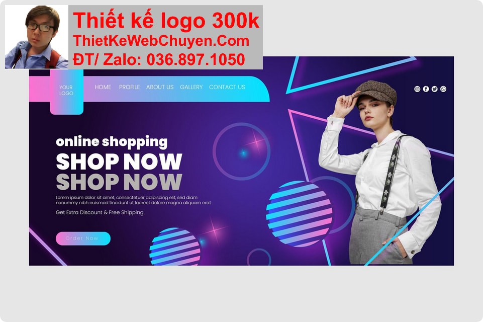 Thiết kế web bán hàng tiktok chuyên nghiệp