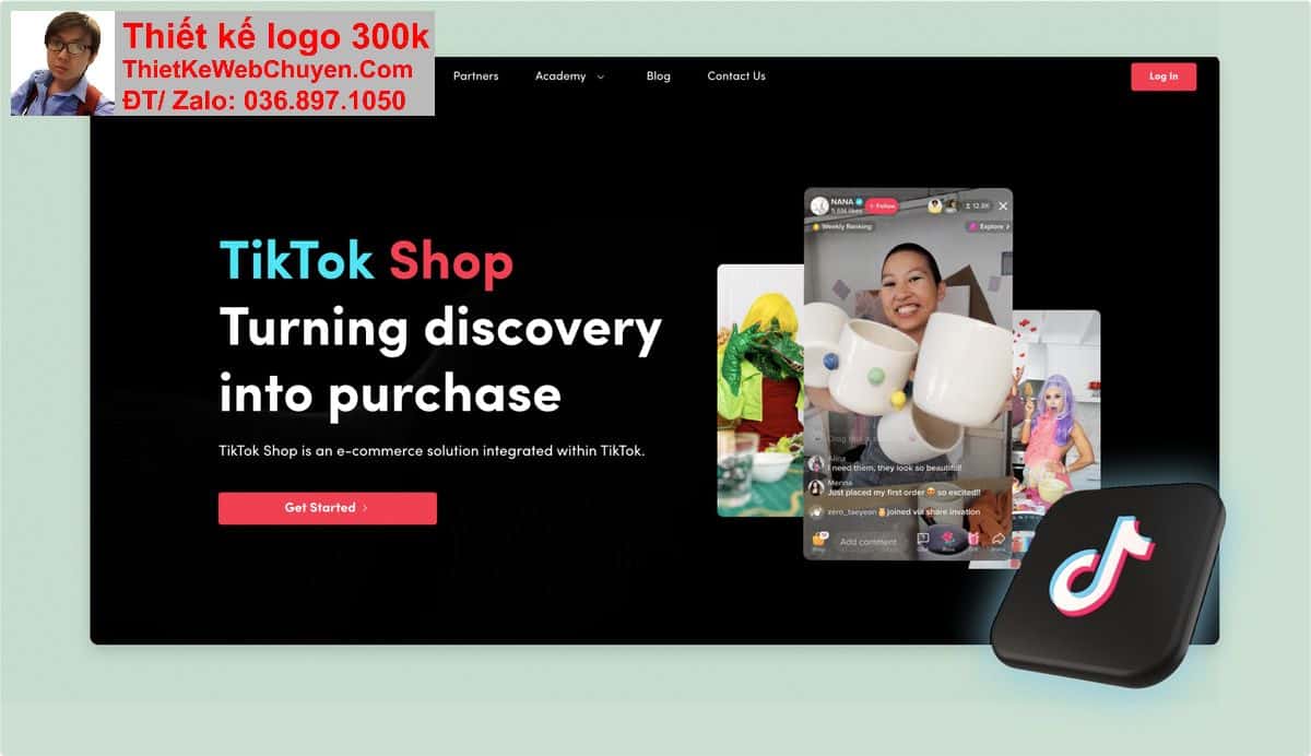 Thiết kế web bán hàng tiktok chuyên nghiệp Thiết kế web bán hàng tiktok chuyên nghiệp