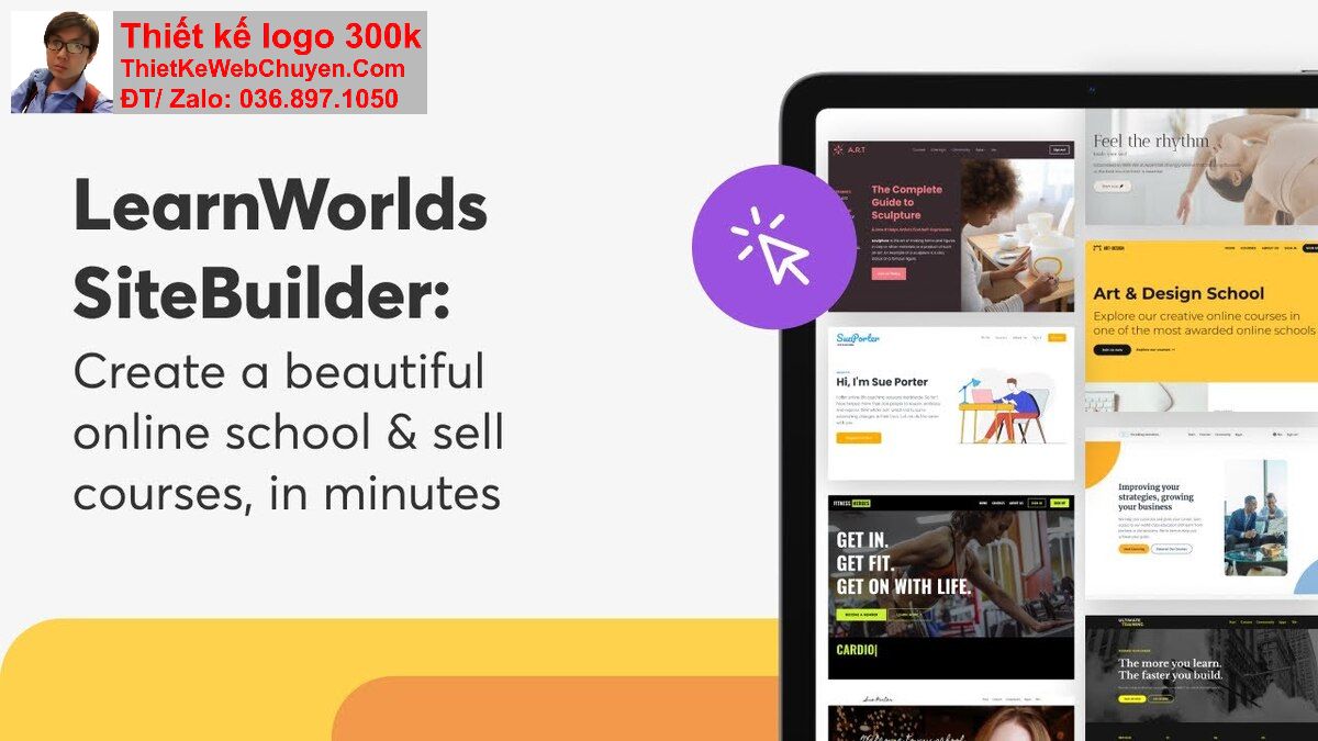 Thiết kế web bán khóa học trực tuyến chuyên nghiệp Thiết kế web bán khóa học trực tuyến chuyên nghiệp