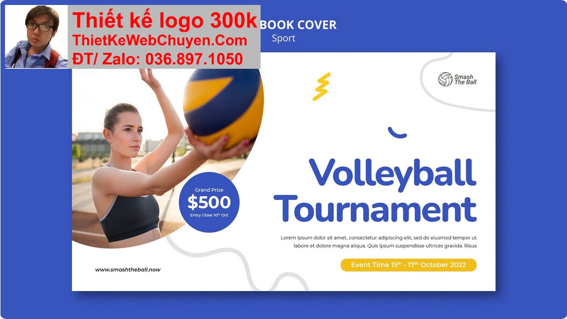 Thiết kế web bán phụ kiện bóng chuyền chuyên nghiệp