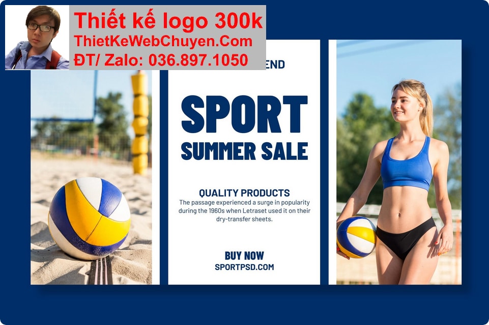 Thiết kế web bán phụ kiện bóng chuyền chuyên nghiệp