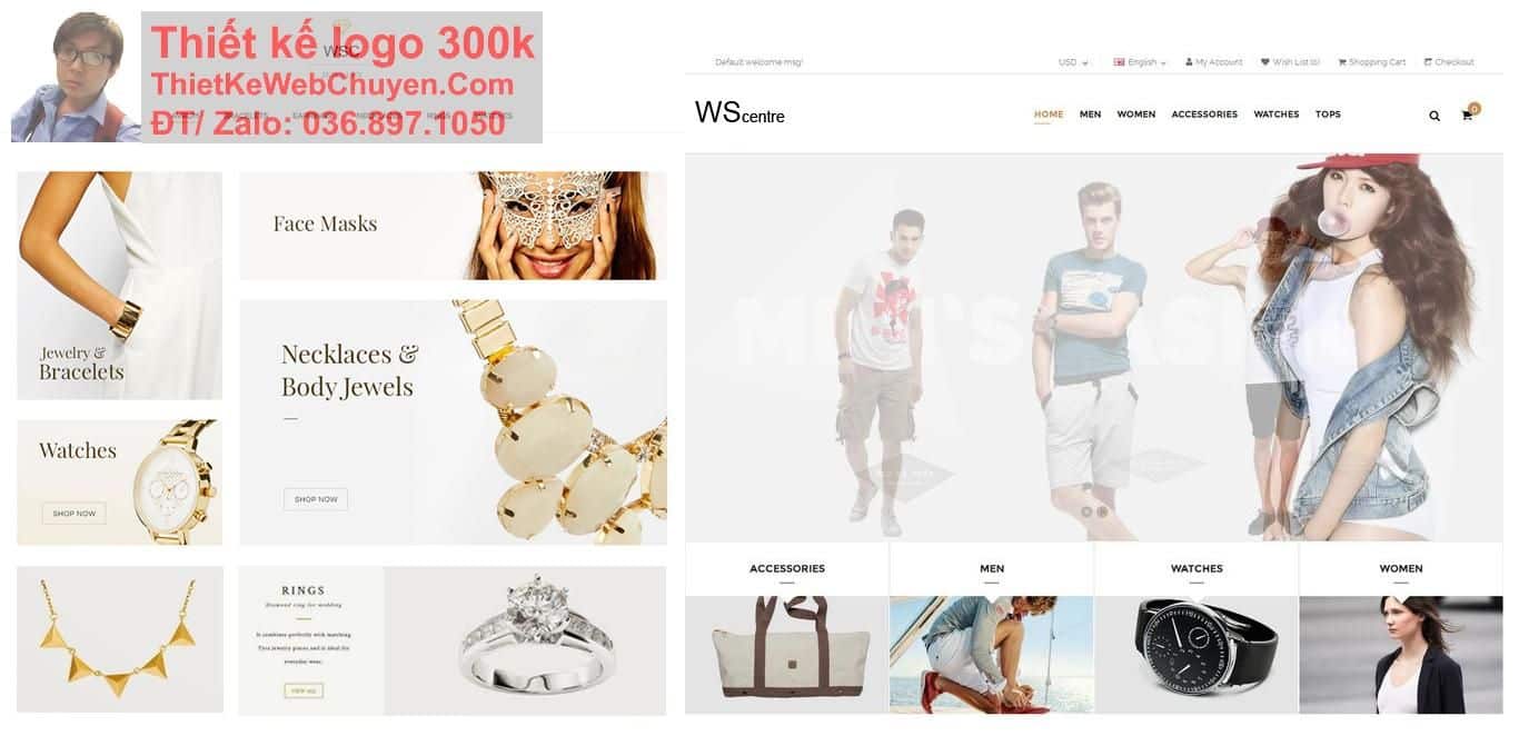 Thiết kế web bán phụ kiện chuyên nghiệp Thiết kế web bán phụ kiện chuyên nghiệp