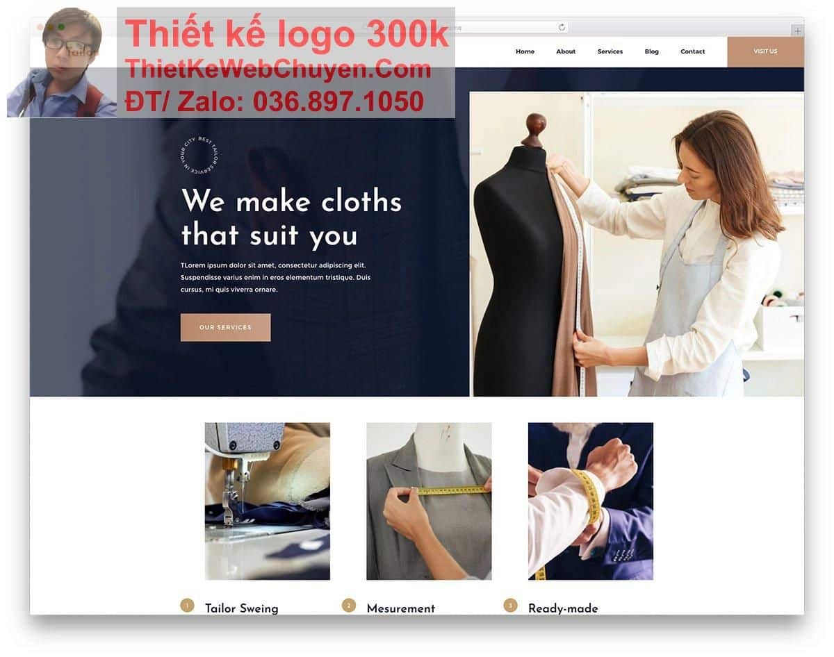 Thiết kế web bán quần áo chuyên nghiệp Thiết kế web bán quần áo chuyên nghiệp