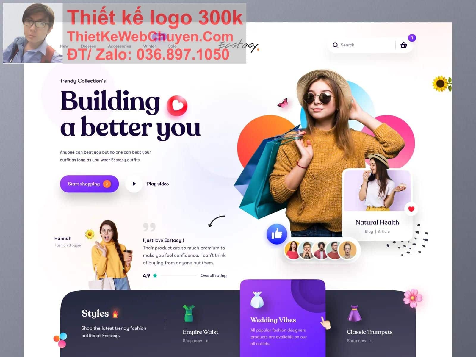 Thiết kế web bán quần áo chuyên nghiệp Thiết kế web bán quần áo chuyên nghiệp