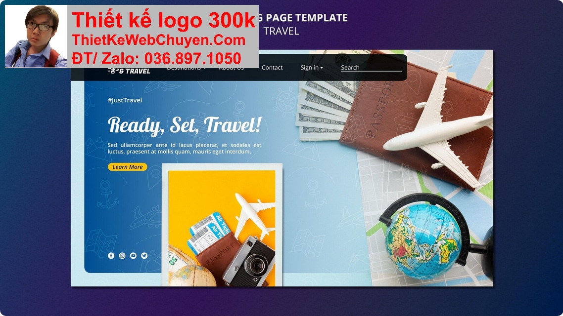 Thiết kế web bán vé máy bay chuyên nghiệp