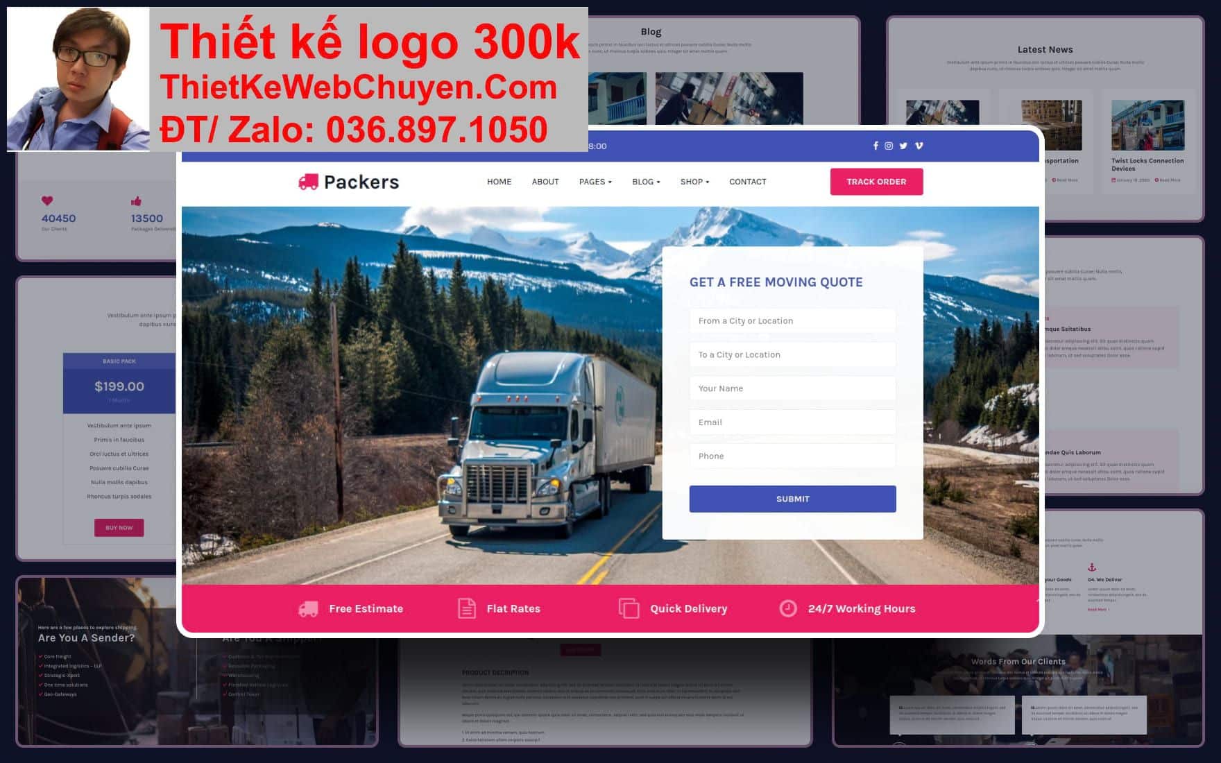 Thiết kế web bán xe ben chuyên nghiệp Thiết kế web bán xe ben chuyên nghiệp