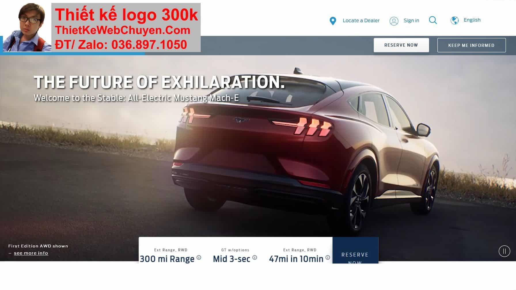 Thiết kế web bán xe oto Ford chuyên nghiệp Thiết kế web bán xe oto Ford chuyên nghiệp