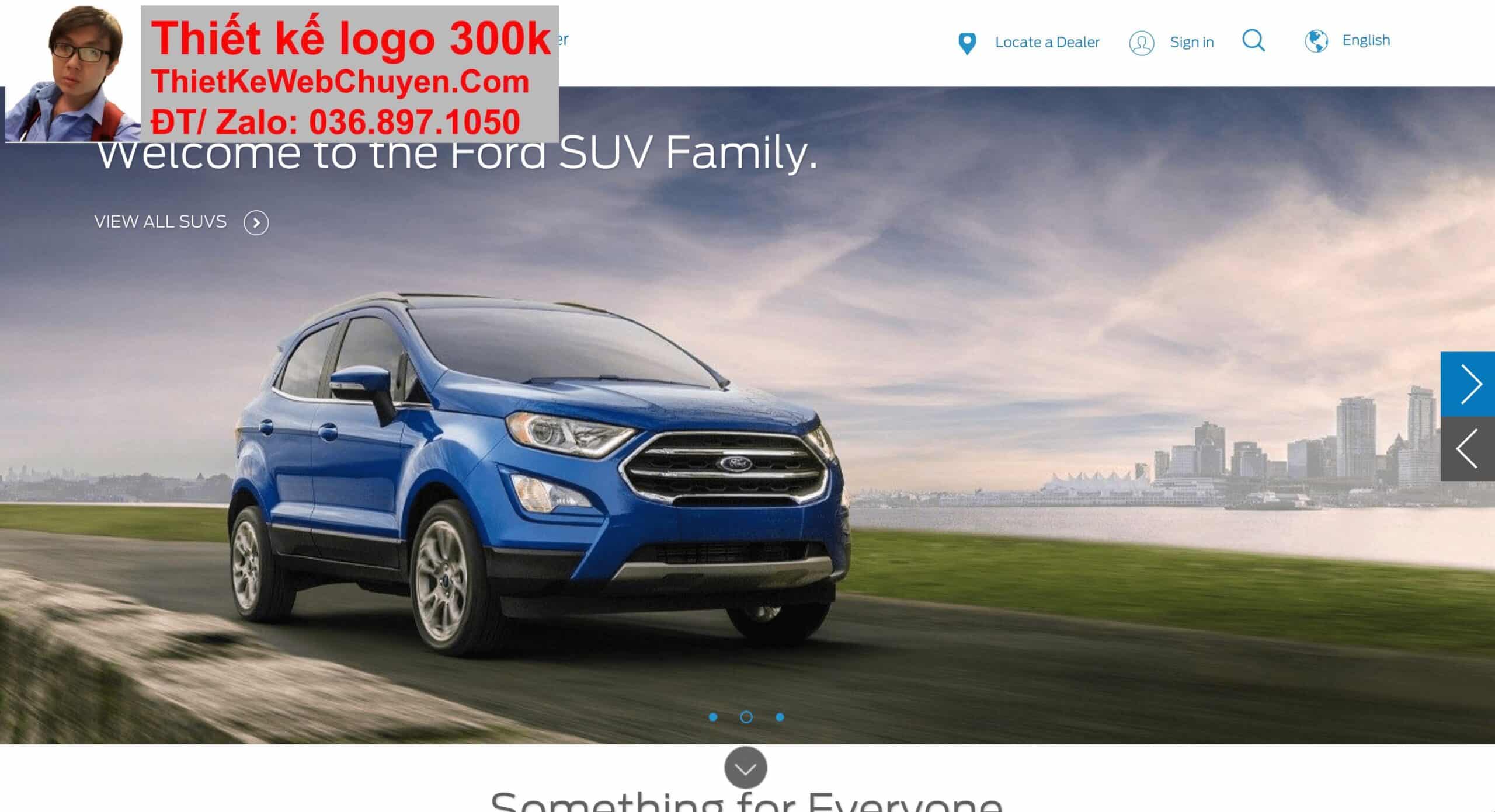 Thiết kế web bán xe oto Ford chuyên nghiệp Thiết kế web bán xe oto Ford chuyên nghiệp