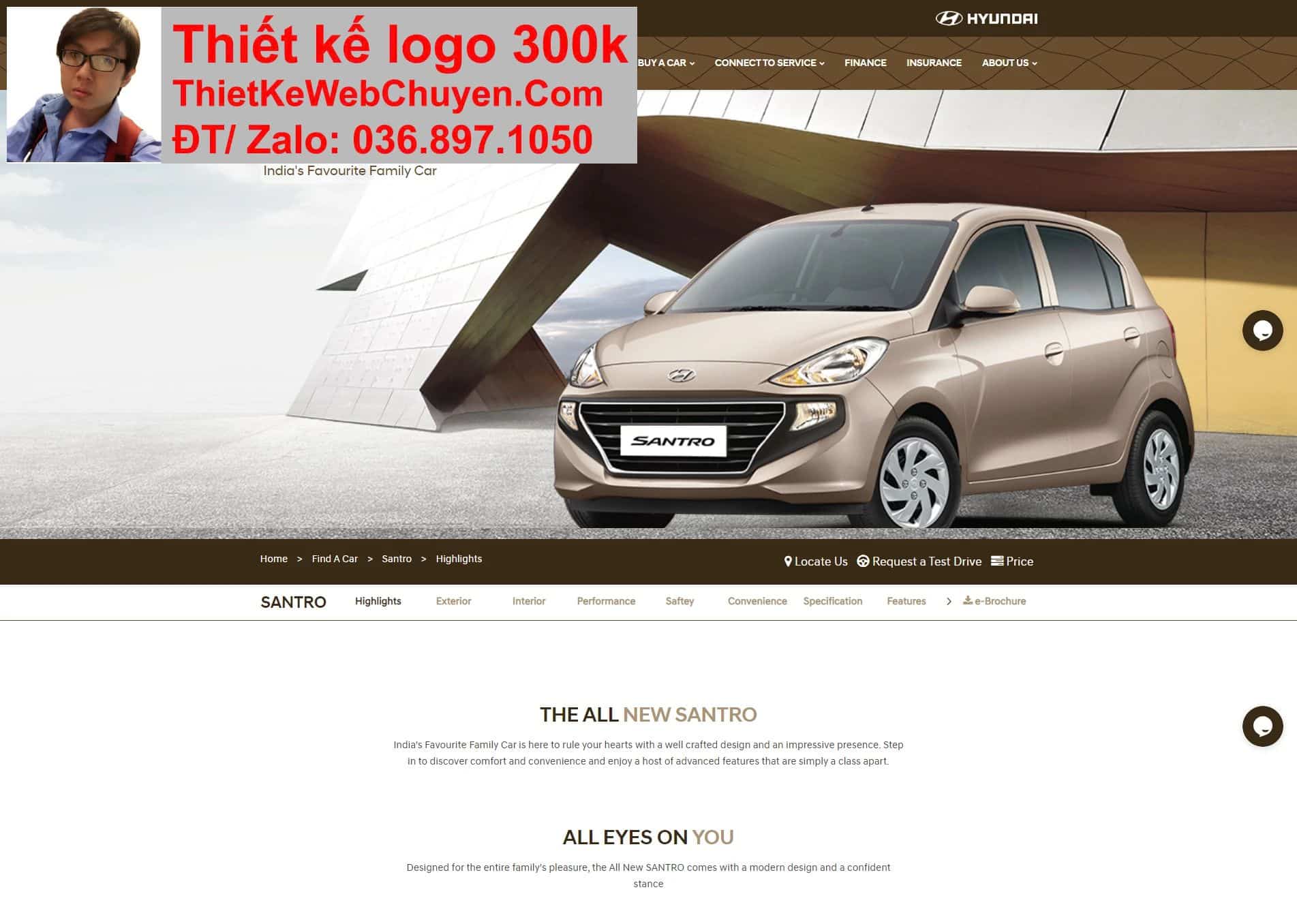 Thiết kế web bán xe oto Hyundai chuyên nghiệp Thiết kế web bán xe oto Hyundai chuyên nghiệp