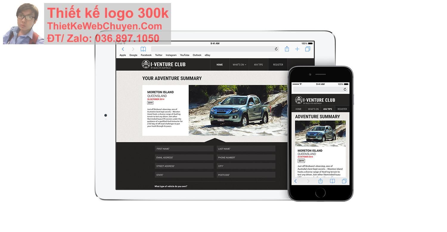 Thiết kế web bán xe oto Isuzu chuyên nghiệp Thiết kế web bán xe oto Isuzu chuyên nghiệp