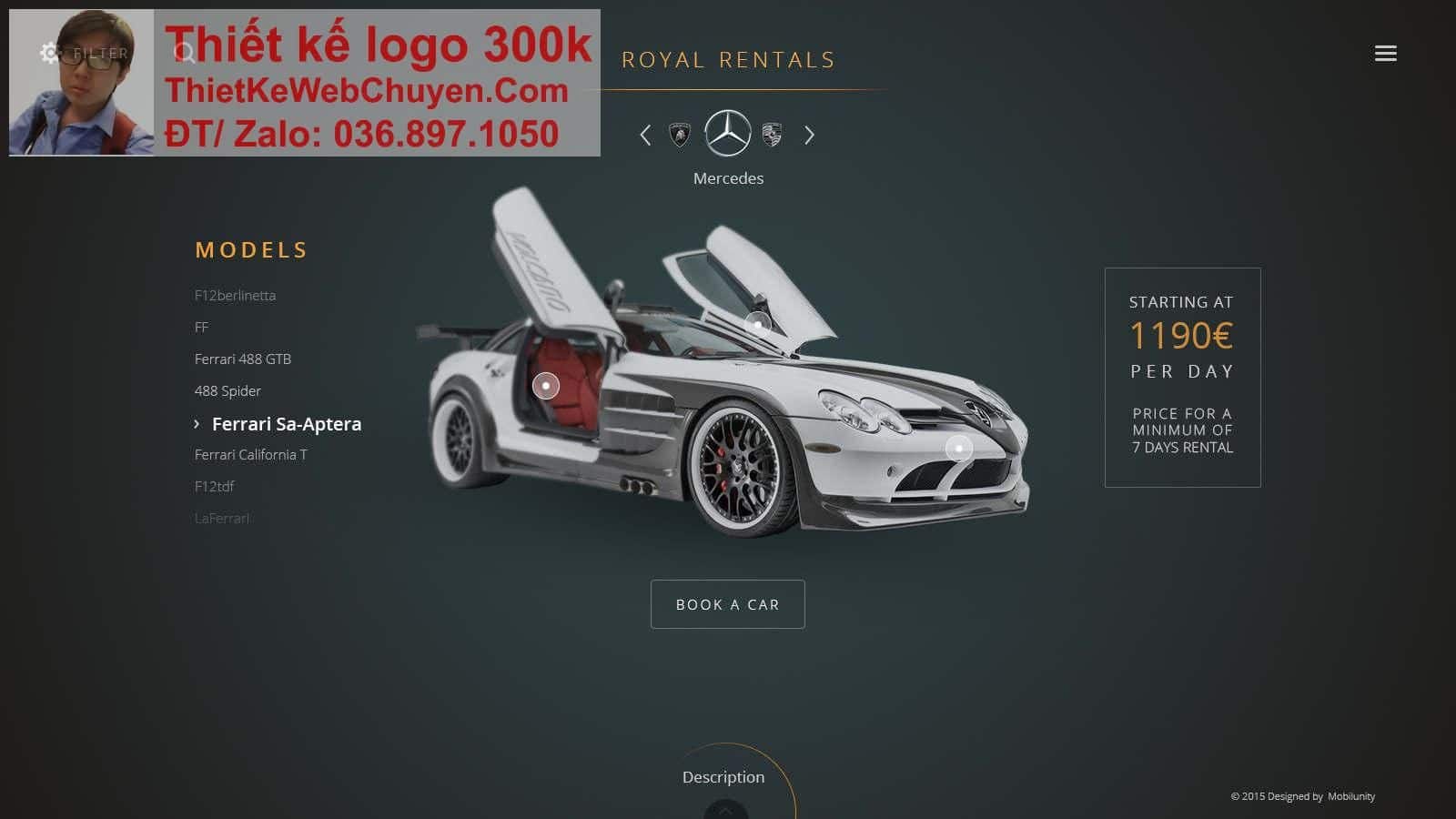 Thiết kế web bán xe oto Mercedes chuyên nghiệp Thiết kế web bán xe oto Mercedes chuyên nghiệp