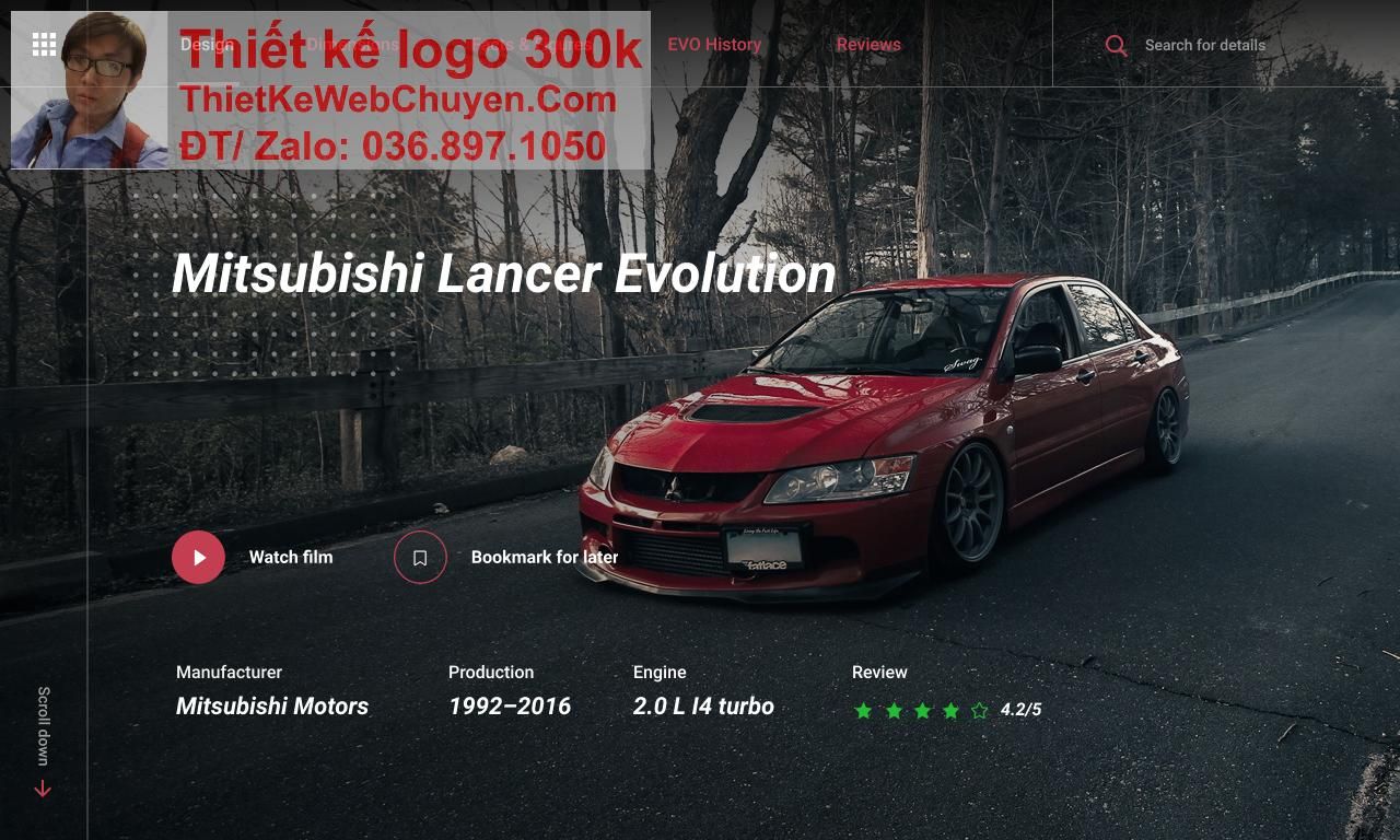 Thiết kế web bán xe oto Mitsubishi chuyên nghiệp Thiết kế web bán xe oto Mitsubishi chuyên nghiệp