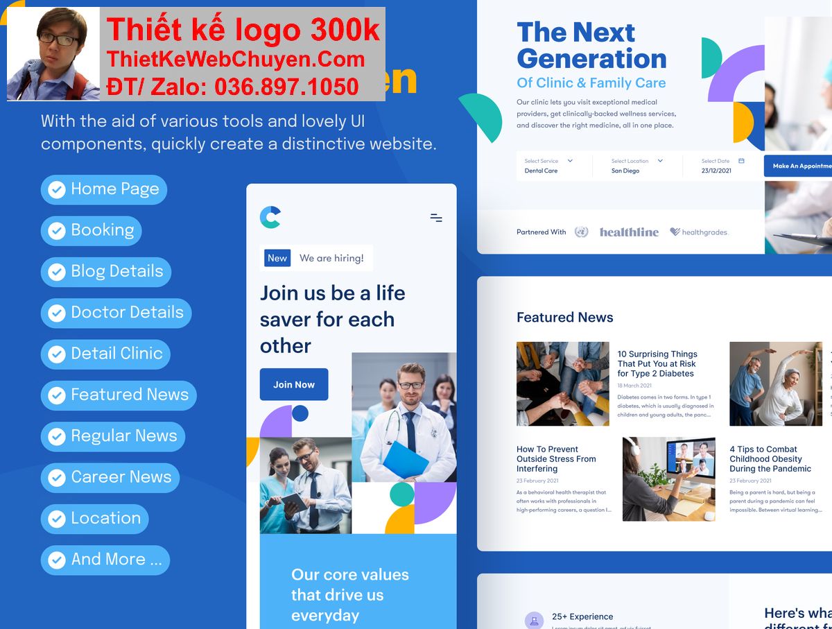 Thiết kế web bệnh viện chuyên nghiệp Thiết kế web bệnh viện chuyên nghiệp