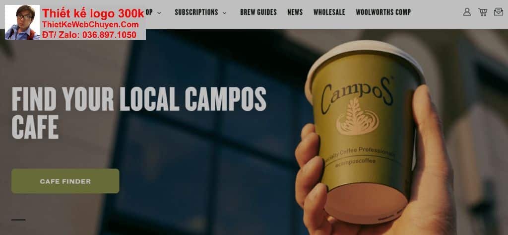 Thiết kế web cafe chuyên nghiệp Thiết kế web cafe chuyên nghiệp