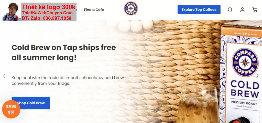 Thiết kế web cafe chuyên nghiệp Thiết kế web cafe chuyên nghiệp