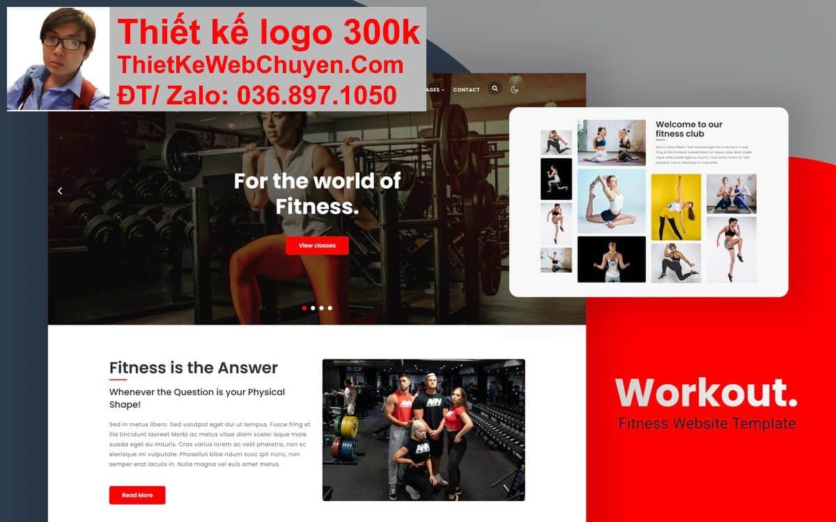 Thiết kế web câu lạc bộ thể thao chuyên nghiệp Thiết kế web câu lạc bộ thể thao chuyên nghiệp